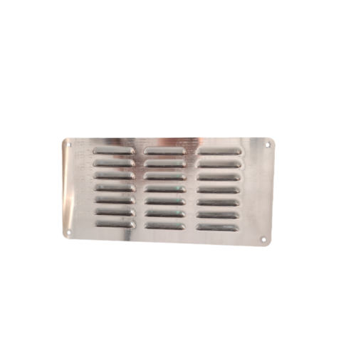 VENTILATION GRILL LOUVRE SILVER 11.81"X5.91" CARAVAN RV MOTORHOME PARTS AIR VENT