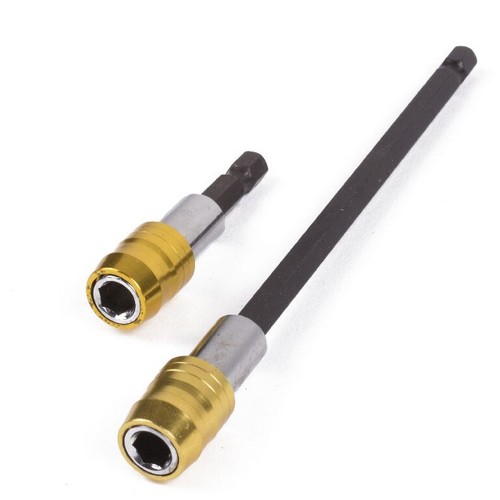 Navaris Bithalter Set, 6 Stück - Magnetisch, Farbcodiert, Für Alle 1/4" Schaft-Bits, Mit Karabiner