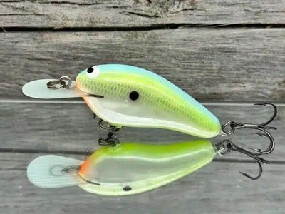 Black Label Balsa Little Cliffie Custom Balsa Crankbait Citrus Candy Color