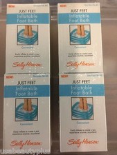 LOT OF 4 - Sally Hansen Just Feet Inflatable Foot Bath NEW.