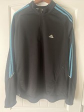 ADIDAS CLIMALITE Men  s Embroidered Logo Tracksuit Jacket XL