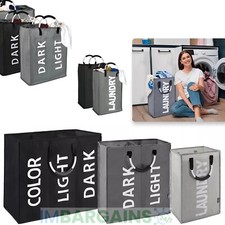 Laundry Basket Waterproof Freestanding Laundry Hamper Collapsible With Handles