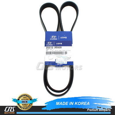 #ad GENUINE V RIBBED BELT for 11 16 HYUNDAI ELANTRA TUCSON FORTE SOUL OEM 252122E820 $20.31