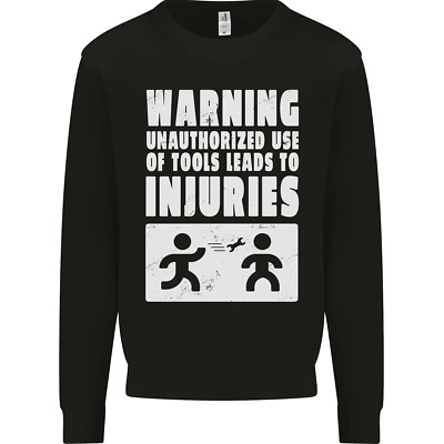 Warngeräte Bauarbeiter Klempner Elektriker Kinder Sweatshirt Pullover