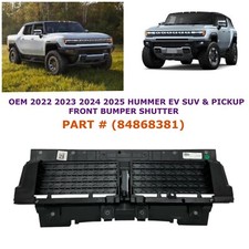 2022 2023 2024 2025 Hummer Ev Suv & Pickup Front Bumper Shutter 84868381