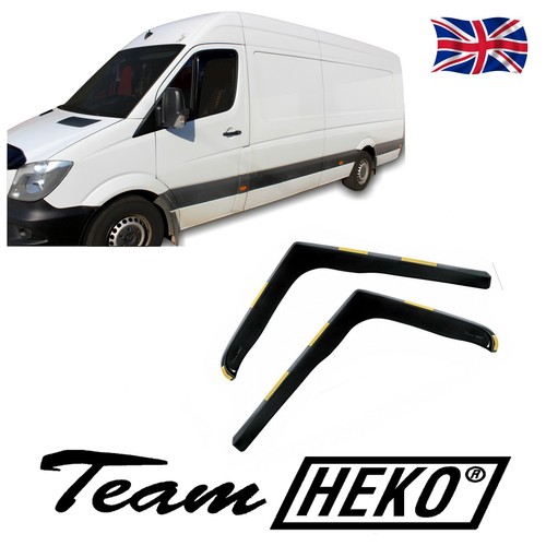 HEKO TINTED WIND DEFLECTORS for MERCEDES SPRINTER 20062018 2pc eBay