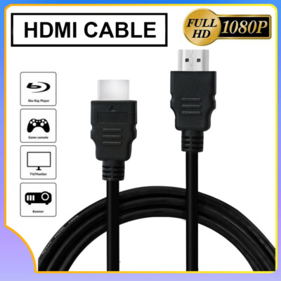 HDMI Cable 5FT 1.5M For Bluray 3D DVD PS4 HDTV XBOX LCD HD TV 1080P High Speed