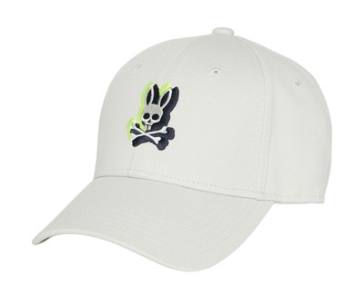 Psycho Bunny Men's Groves Baseball Hat B6A556C2HT-PEAR Pearl