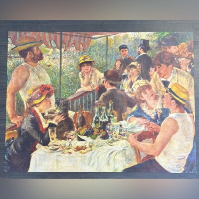 Artist Pierre-Auguste Renoir LUNCHEON/BOATING PARTY, 1881 Fine Art