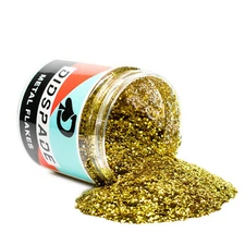 Classic Gold 0.015 Metal Flake - Solvent Resistant Glitter - Car Paint / Epoxy