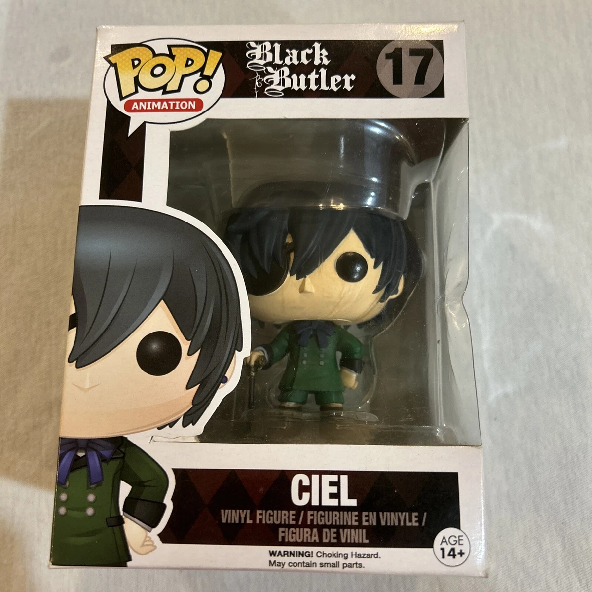 Funko POP ANIMATION Black Butler 17 Ciel IN DAMAGED BOX RARE FREE