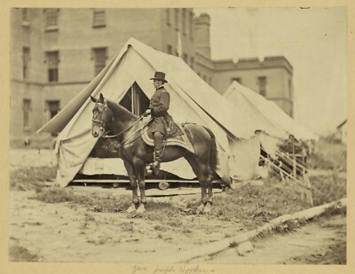 8'' x 10'' 1862 Photo Major-General Joseph Hooker, full-length portrait