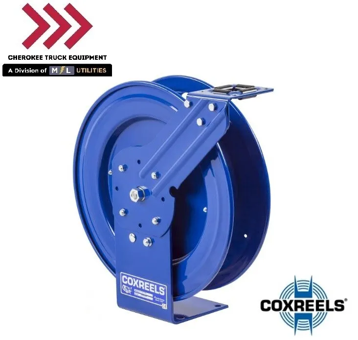 Coxreels P-HPL-135, High Pressure Spring Rewind Hose Reel: 1/4