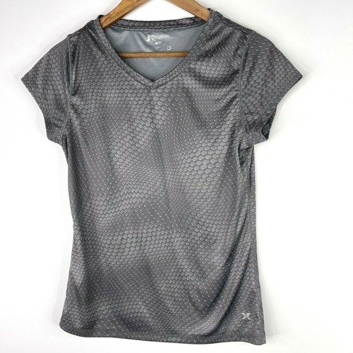 XERSION Women Gray Short Sleeve 