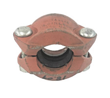 Victaulic 2-1/2" Style 90 Plain-Lock Pipe Coupling with Bolts  Gasket