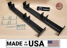 [SR] 2-Place Edge WeedEater Gas Trimmer Rack holders for Open Landscape Trailer