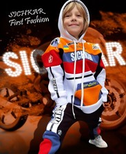 Handmade Hooded Sweatshirt  Sweatpants Casual Sports Set