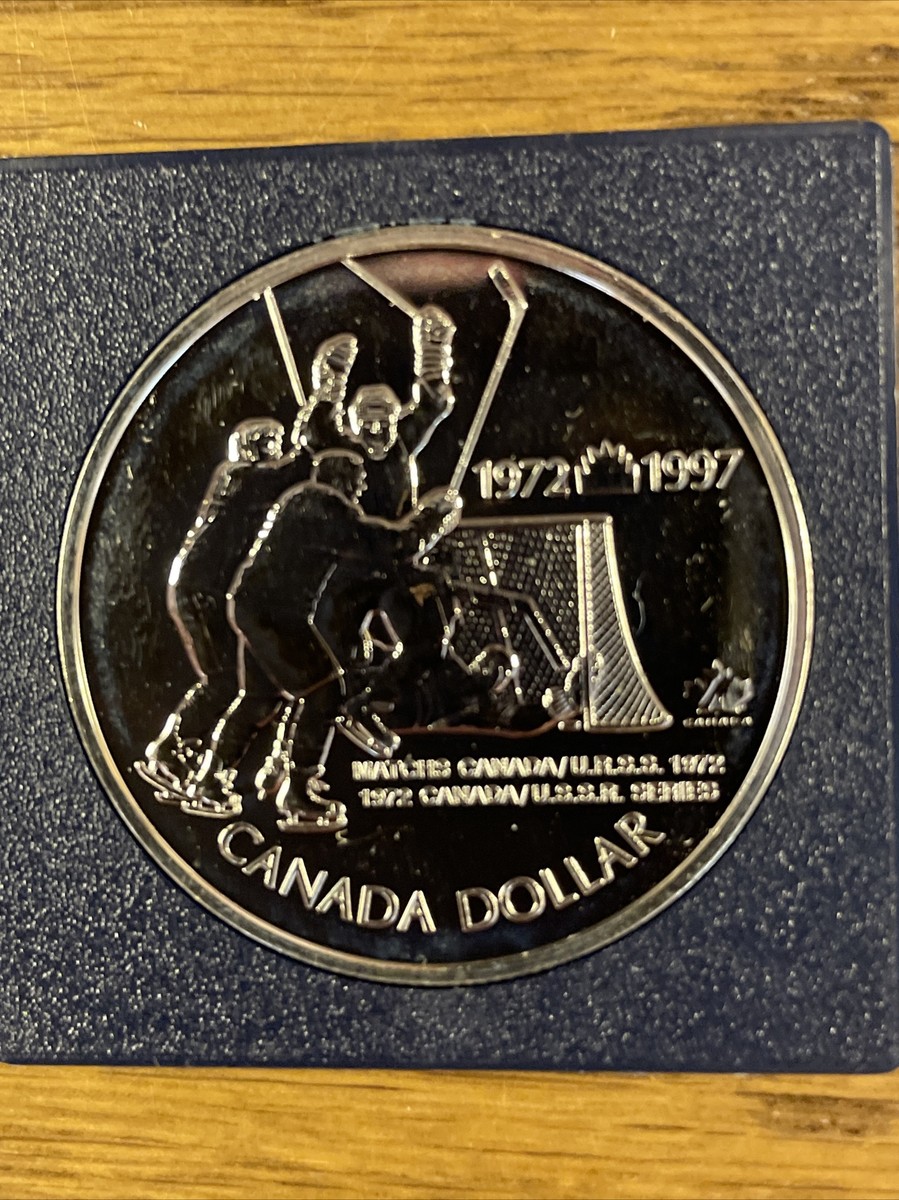 1997 Canada Proof Silver Dollar - Recognizing 1972 Canada - Russia