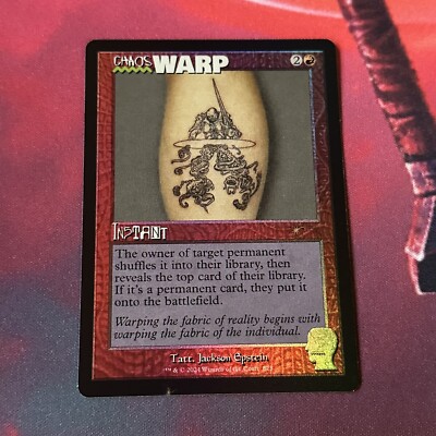 Chaos Warp Retro Foil, Mtg Single, Secret Lair: Brain Dead, Rare 823