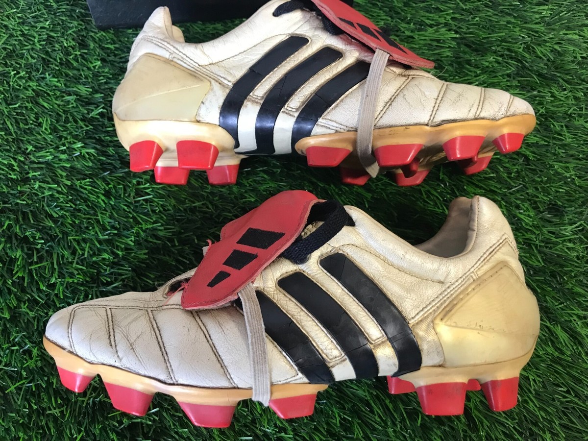 2002 Adidas Original Predator Mania TRX FG Champagne Gold US8.5
