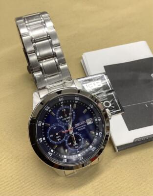 Seiko 4T57-00H0 SKS559P1 Chronograph Date Quartz Mens Watch