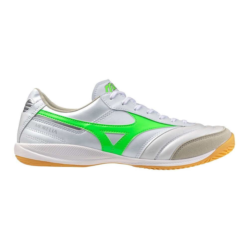 MIZUNO Futsal Shoes MORELIA SALA ELITE IN S. White Pearl/Neon