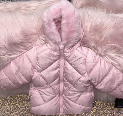 SPYDER Infant Girl Puffer Jacket Pink Size 12 Months NWT