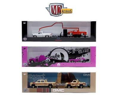 M2 Machines 1:64 Auto-Haulers R95 GMC, Dodge, Chevrolet Choose