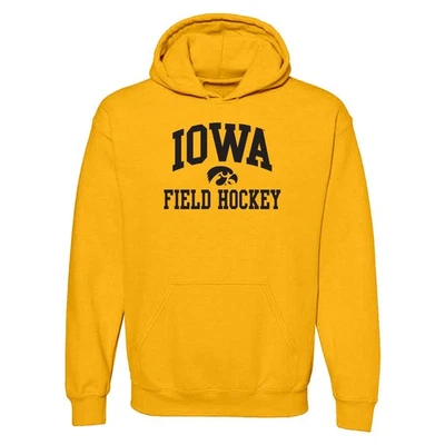 Iowa Hawkeyes Arch Logo Field Hockey Hoodie - Gold - Image 1 of 4