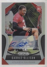 2019 Panini Prizm Rookies Silver Prizm Auto Qadree Ollison #375 Auto 4l6