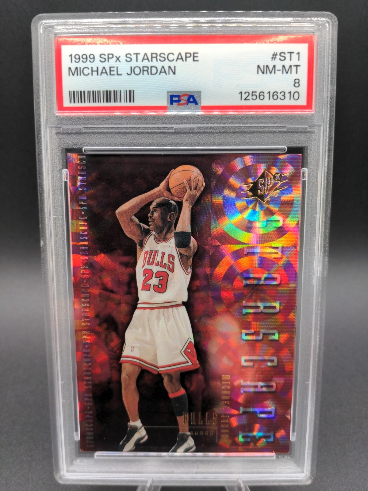 1999 SPX Starscape Michael Jordan #ST1 PSA 8