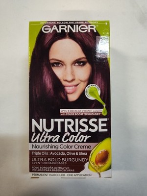 Garnier Hair Color Nutrisse Ultra Color BR2 Dark Intense Burgundy 1 Pack