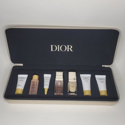 CHRISTIAN DIOR | Prestige 7-Piece Luxury Skincare Discovery Set & Zip Case - NEW