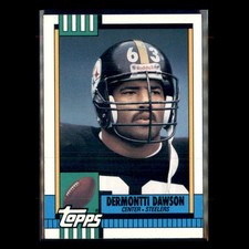 Dermontti Dawson Rookie #181 1990 Topps Pittsburgh Steelers Football Card NFL. rookie card picture