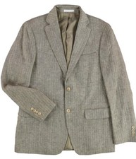 Ralph Lauren Mens Herringbone Two Button Blazer Jacket