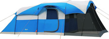 6/8/10 Person Family Camping Tent with Screen Room, Water Resistant Big Tunnel T