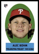 2021 Topps Archives #69PO-6 Alec Bohm 1963 Topps Peel-Off Philadelphia Phillies