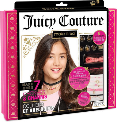 Juicy Couture: Chokers & Charms Kit - Create 7 Unique Necklaces, 102 Pieces, 7 T