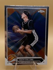 2023-24 Topps Chrome #65 Zach Collins - San Antonio Spurs Trading Card FREE SHIP