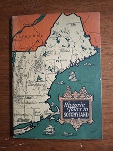 1925 Standard Oil Ad Booklet Guide Historic Tours in Soconyland NY New England