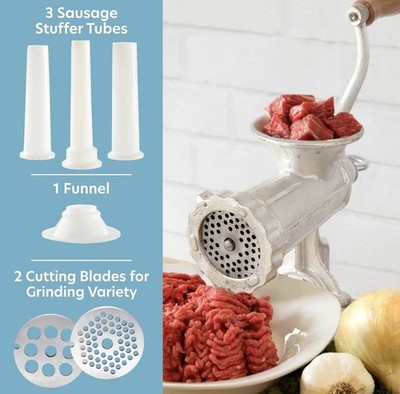 Meat Grinder Cusina Pro Stainless Steel Heavy Duty Meat Grinder