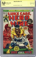 Power Man and Iron Fist Luke Cage #15 CBCS 5.0 Witnessed Sig Roy Thomas 1973