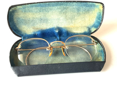 Vintage Gold Filled 1/10 12K GF COC Continental Optical Company Wire Eyeglasses