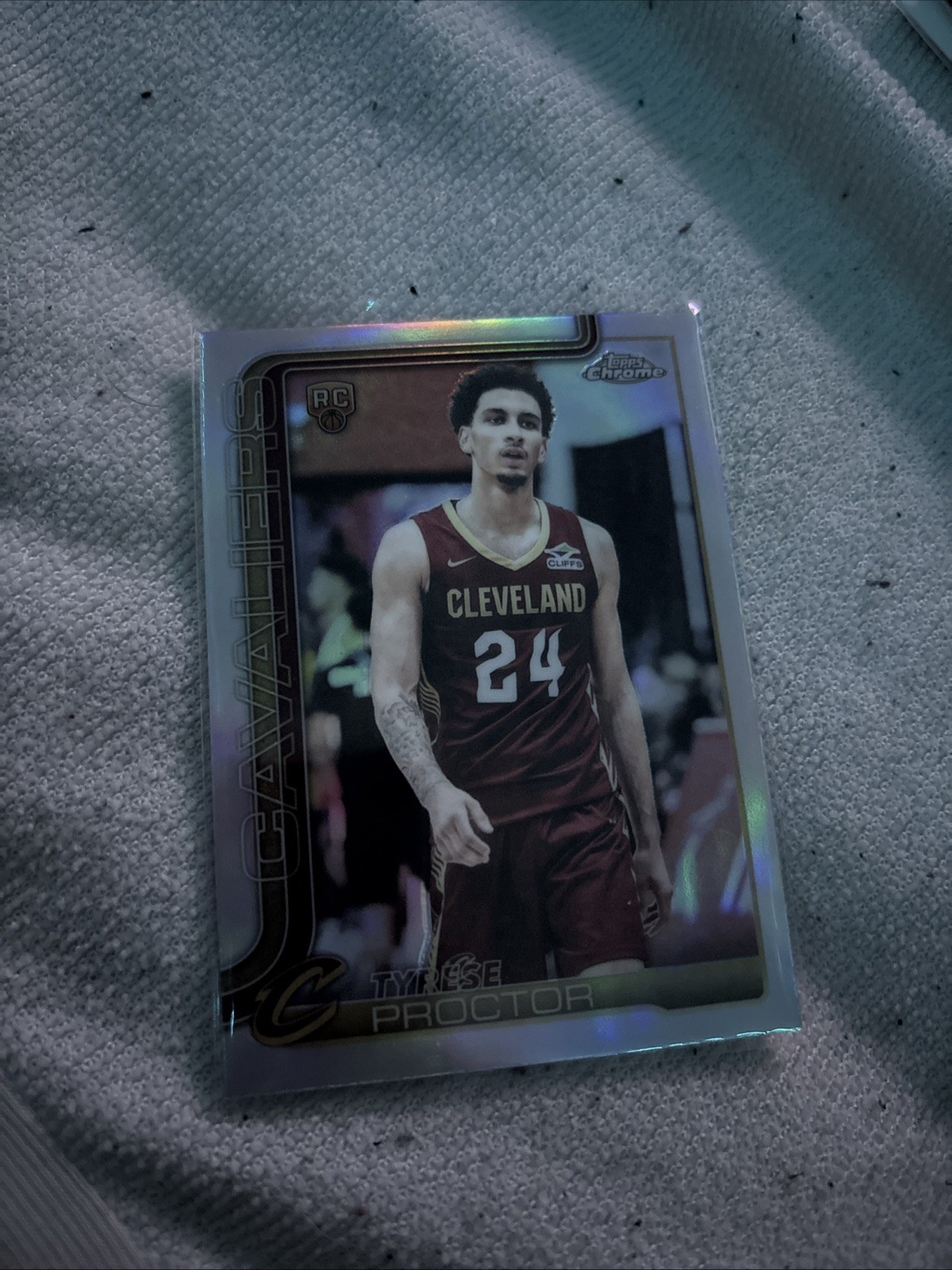 2025-26 Topps  Chrome Tyrese Proctor Rc #300 Blue Basketball /150!