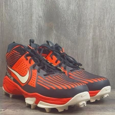 Nike Force Savage Pro 3 Shark OSU  Football Cleats Sz 17 Orange FJ5749-800