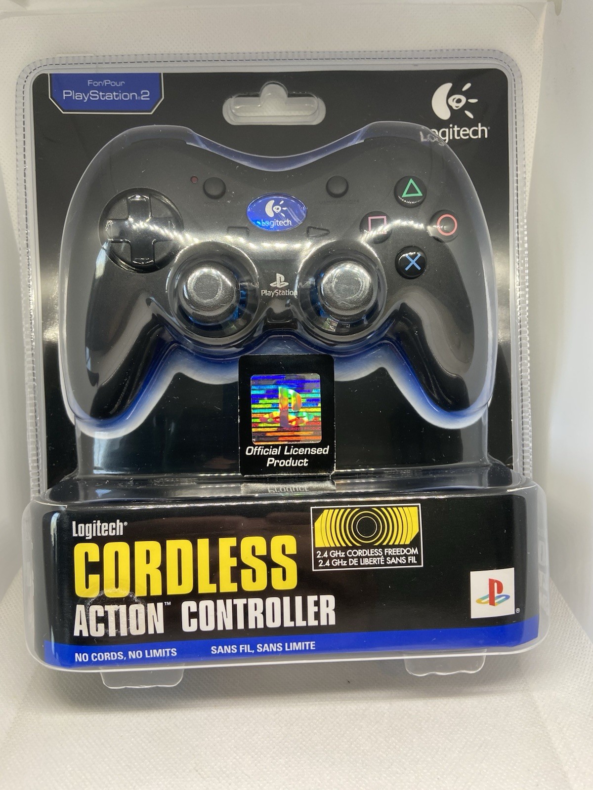logitech cordless action controller for ps2-new-never opened
