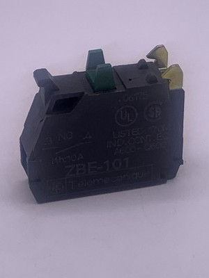 Telemecanique ZBE-101 Pushbutton Contact Block, 1N.O., NEW NO BOX, LOT OF 10