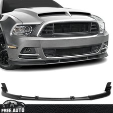 Front Bumper Lip Fits 13-14 Mustang V6 V8 Type Cv Unpainted Lower Spoiler Pu Front Bumper Lip Fits 13-14 Mustang V6 V8 Type Cv Unpainted Lower Spoiler Pu