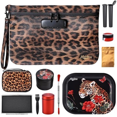 Storage Bag with Combination Lock and Travel Medicine Bag Container Money Cos...