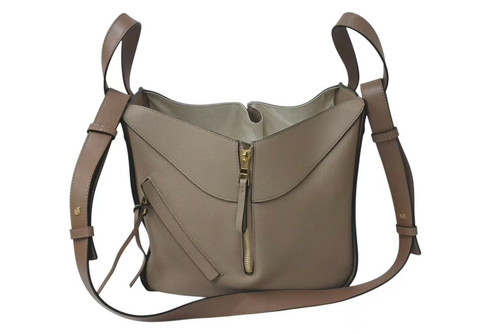 LOEWE Hammock Bag handbag sand soft grain calfskin shoulder